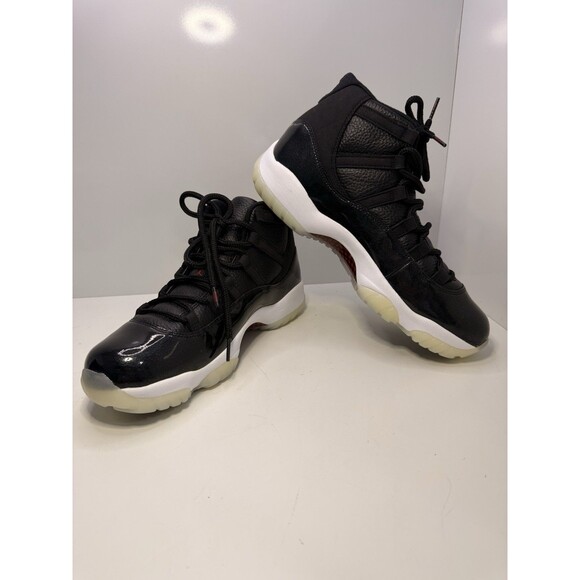 Nike Air Jordan 11 Retro “72-10” Black/Red 378037-002 Size 10.5 w/ Box New - Picture 1 of 14